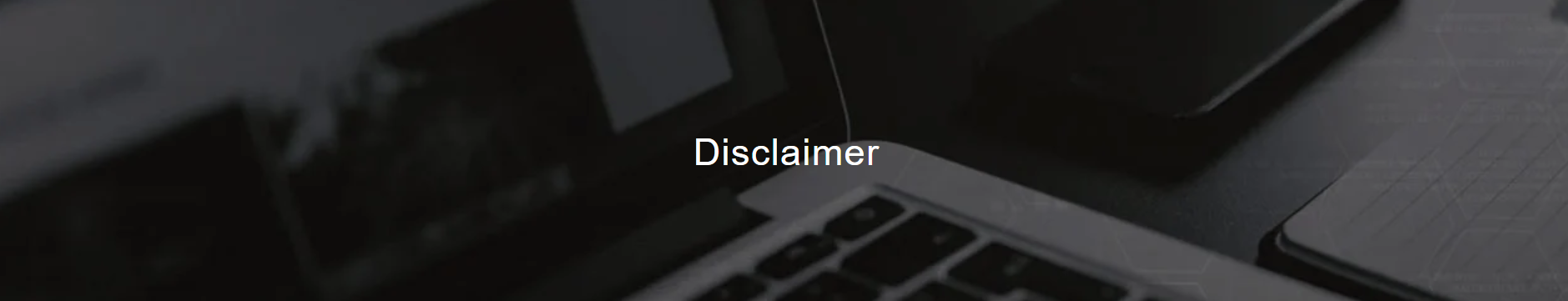 Disclaimer